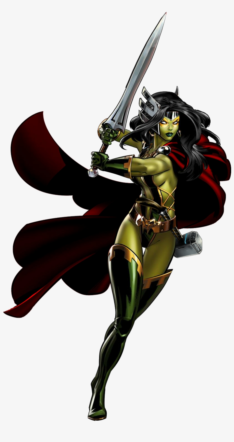 Gamora Thor - Gamora Comic Full Body, transparent png #4743178