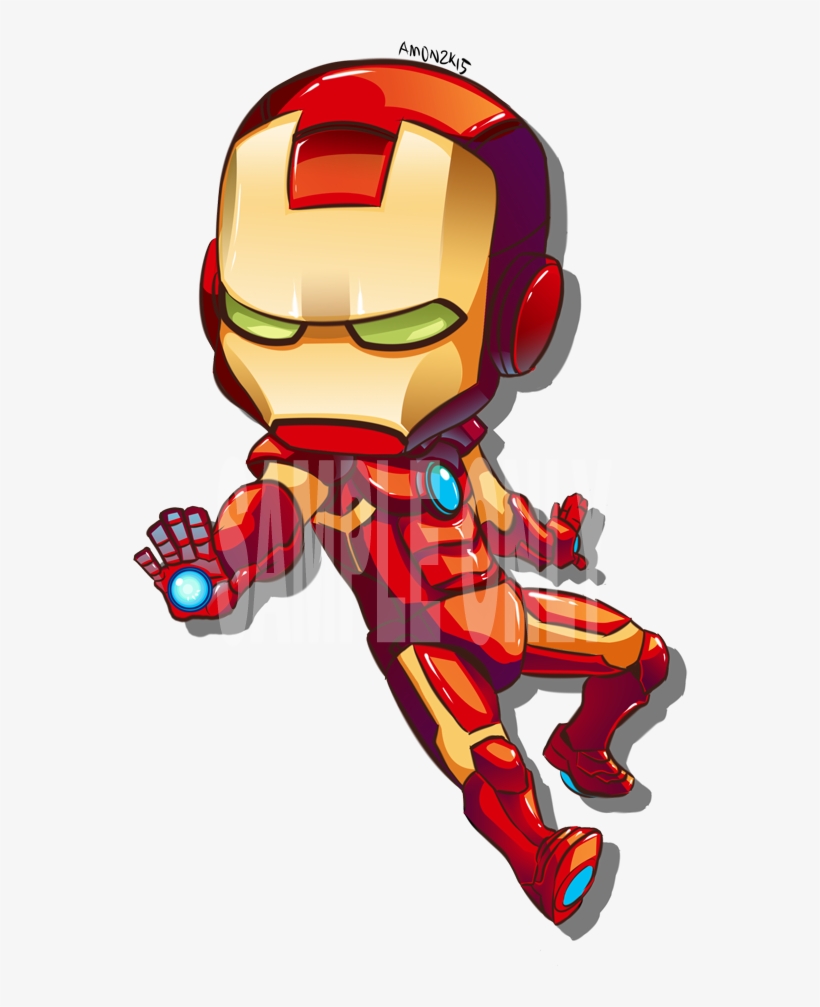 Ironman Chibi Png - Iron Man Chibi Transparent, transparent png #4744804