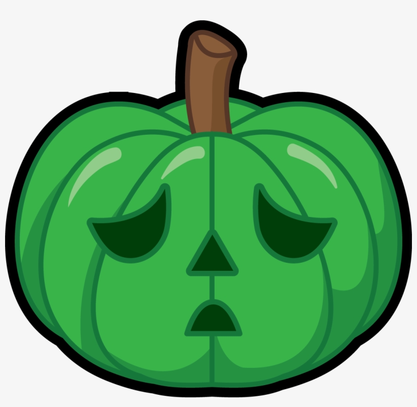 Spooky Xo Pumpkins Theme - Green Pumpkin Png Transparent, transparent png #4746309
