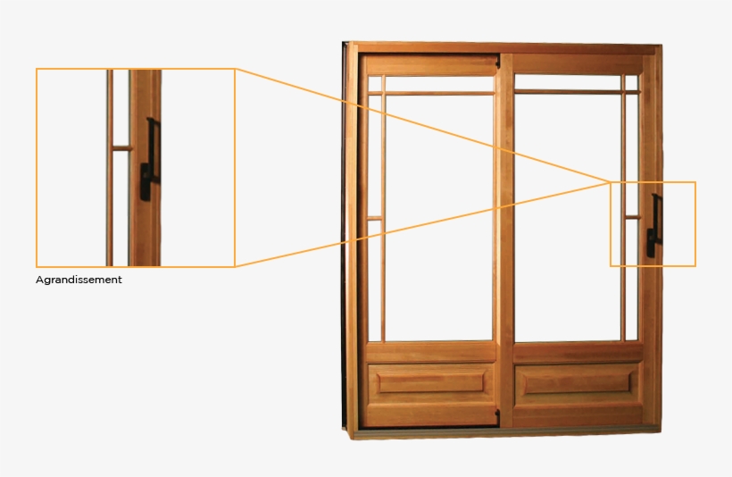 Our Patio Doors Are Available Up To 16 Feet Wide With - Porte Patio En Bois, transparent png #4746397