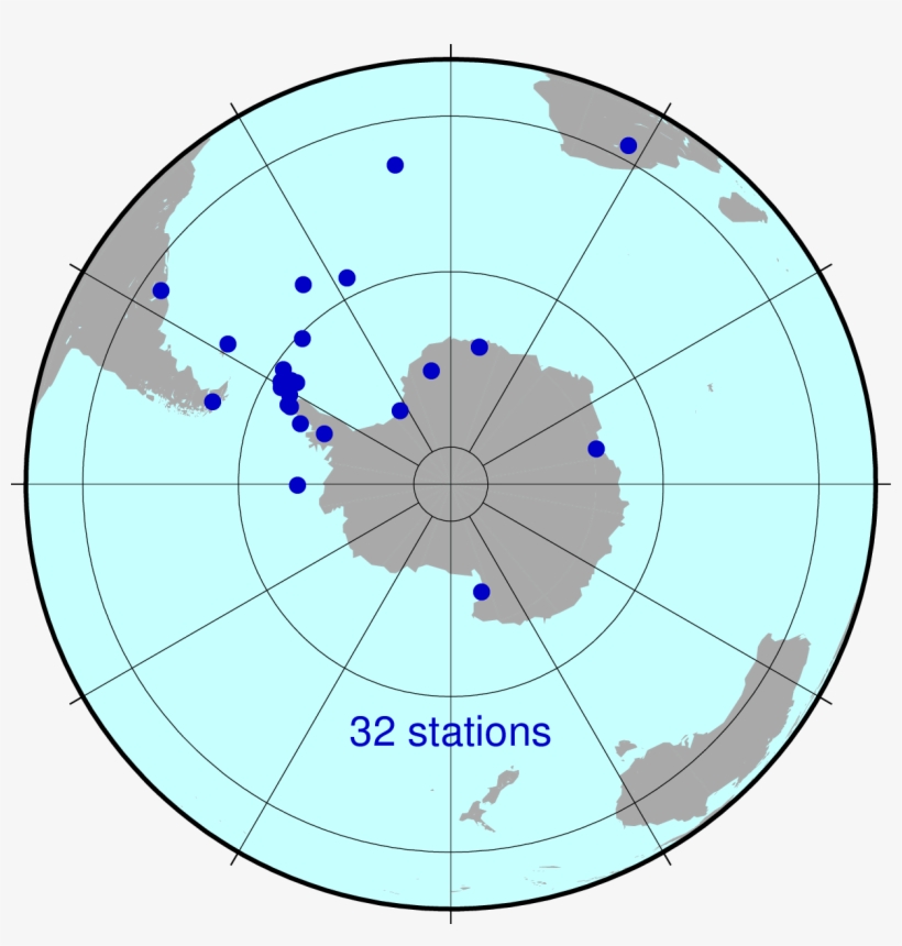 Geographical Site Distribution - Location Of Antarctica, transparent png #4746589