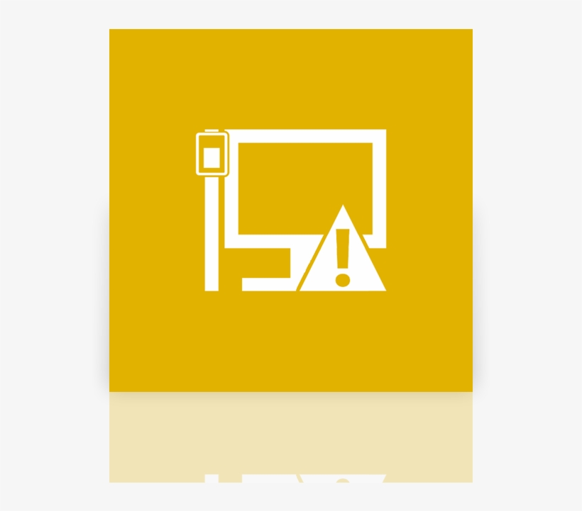 Lan,caution,mirror Icon - Icon, transparent png #4746712