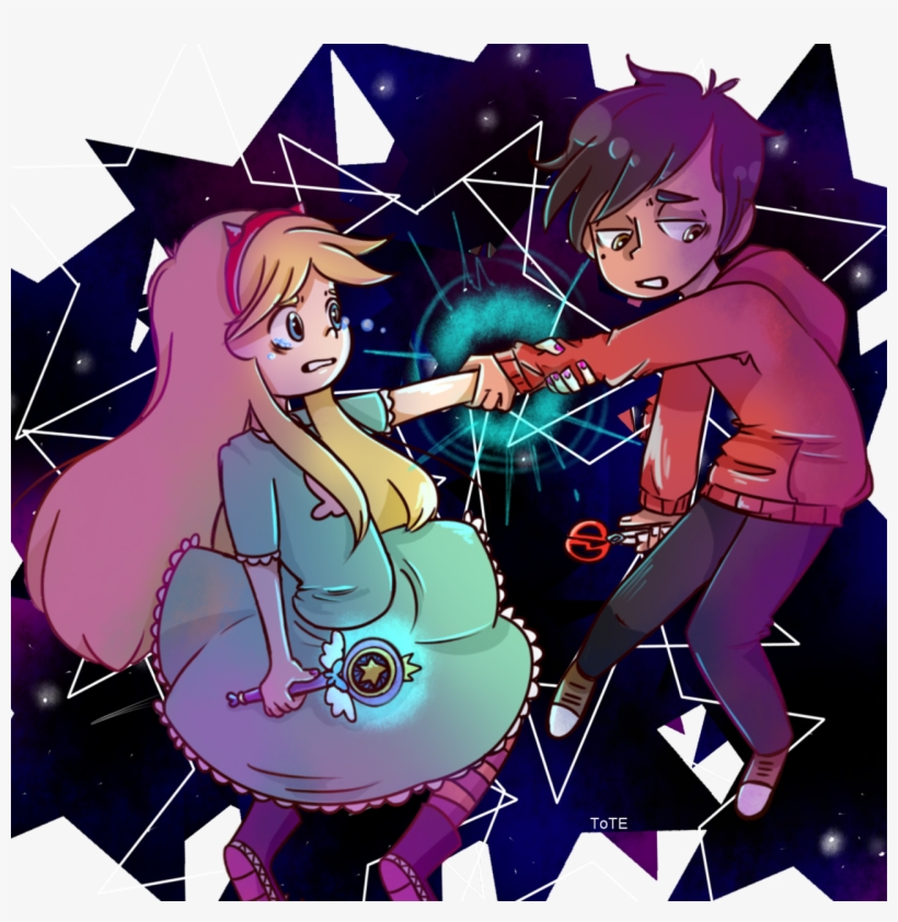 Evil Anime Png - Star Vs The Forces Of Evil Starco Anime, transparent png #4748375