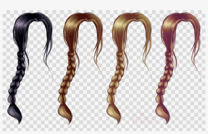 Clip Art Hair Png Clipart Wig Braiding Hair Hair Braiding - Cabelo Trança Png, transparent png #4749181