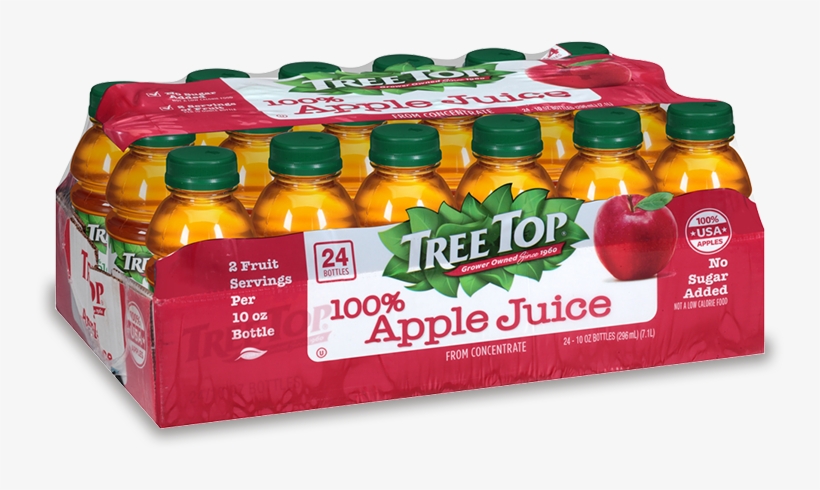 Apple Juice 10oz 24 Pack - Tree Top Apple Juice, transparent png #4749422