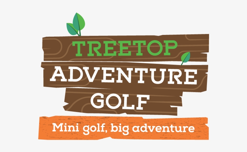 Tree Tops Adventure Golf Black And White Logo - Treetop Golf Logo, transparent png #4750469