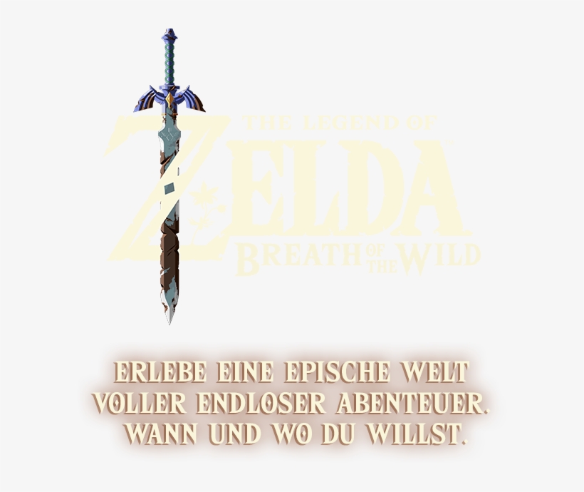 Legend Of Zelda Breath Of The Wild Master Sword, transparent png #4750704