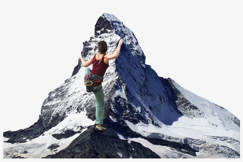 Author - Rock Climbing Climbing Mountain Png, transparent png #4751403