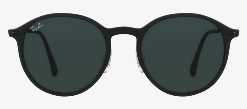 Round Light Ray - Women Foldable Sunglasses Mirror Lens Designer Retro, transparent png #4751729