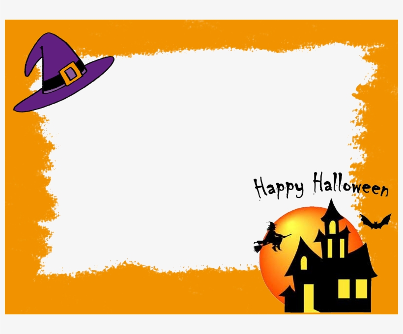 Moldura Halloween Png - Happy Halloween Easy Mandala Coloring Book, transparent png #4752174