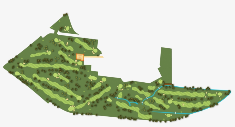 Cricket Pitch - Design Golf Course Scheme, transparent png #4752300