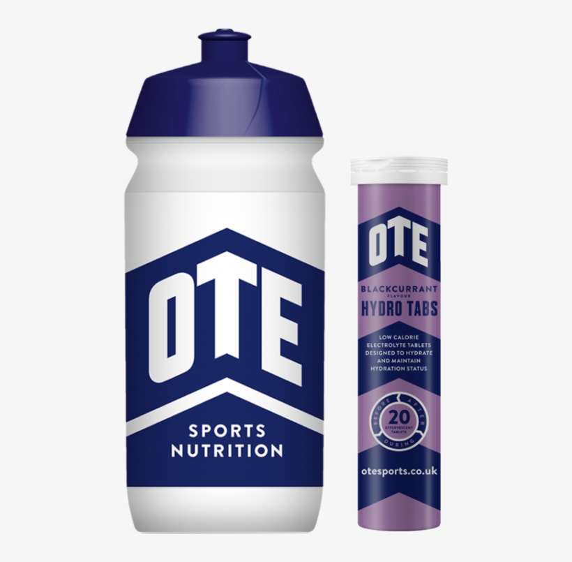 Hydro Bottle Pack - Ote Hydro Tabs 20 X 4g 1 Tube Blackcurrant, transparent png #4752970