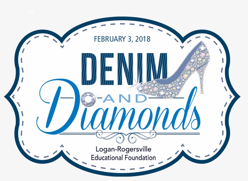 2018 Denim & Diamond Gala Logo - Denim & Diamonds, transparent png #4753560