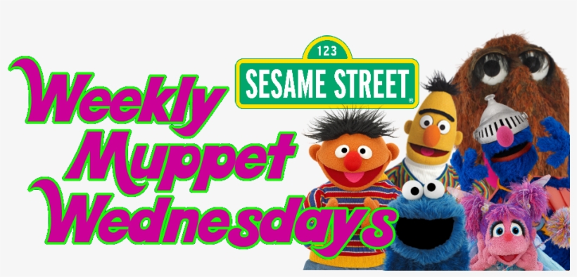 Weekly Muppet Wednesdays - Sesame Street Sign Edible Image Cake Cupcake Topper, transparent png #4753623