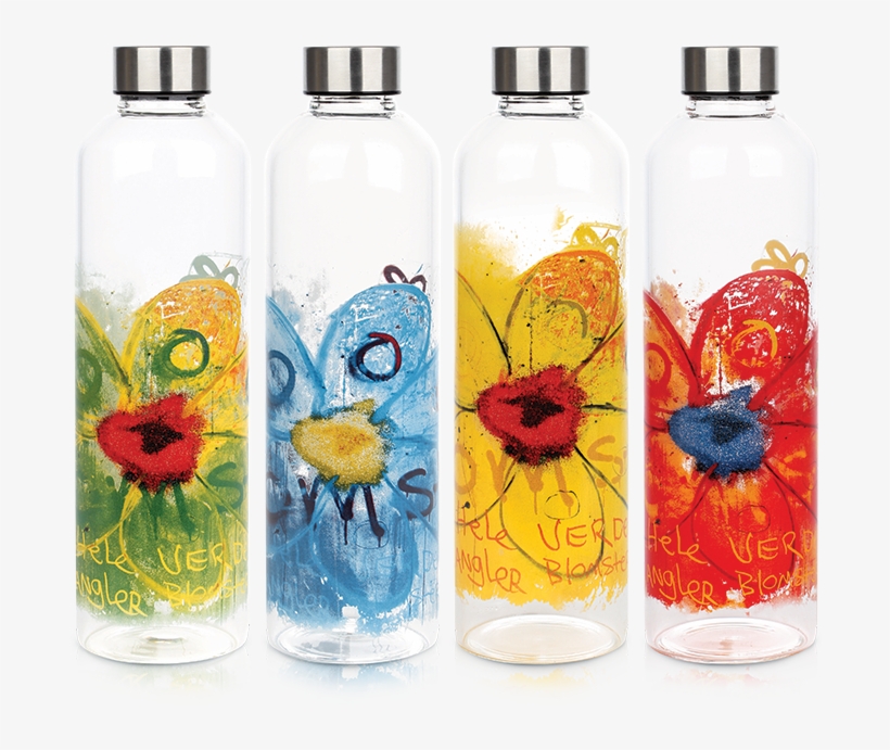 Glass Water Bottles 1 Litre, transparent png #4754512