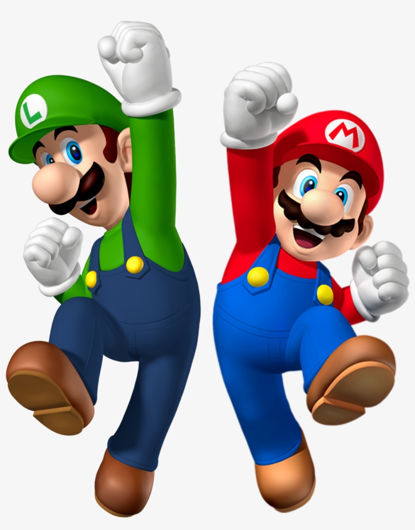 Mario And Luigi Png - Super Mario Y Luigi, transparent png #4754587