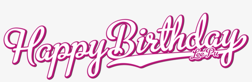 Happy Birthday Png Pink Picture Free Download - Pink Happy Birthday Png, transparent png #4754882