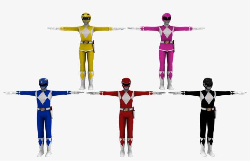 Power Rangers 3d Model - Power Rangers 3d Models, transparent png #4754884