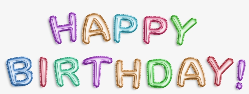 Happy Birthday Gold Png, transparent png #4754943