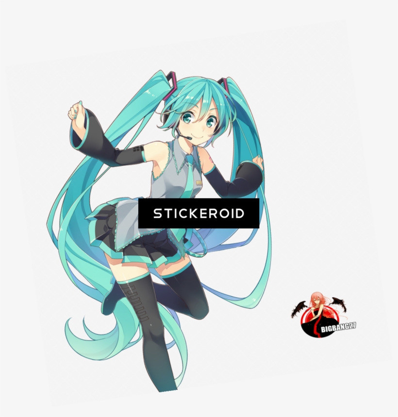 Hatsune Miku, transparent png #4755147