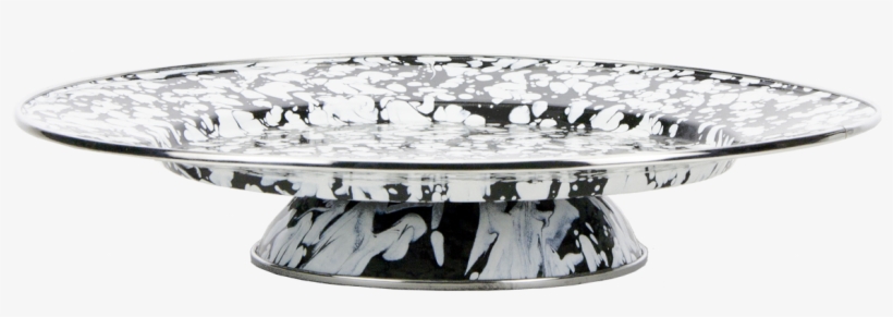 Bl76 Black Swirl Cake Plate - Golden Rabbit Black Swirl Cake Cover, transparent png #4755868