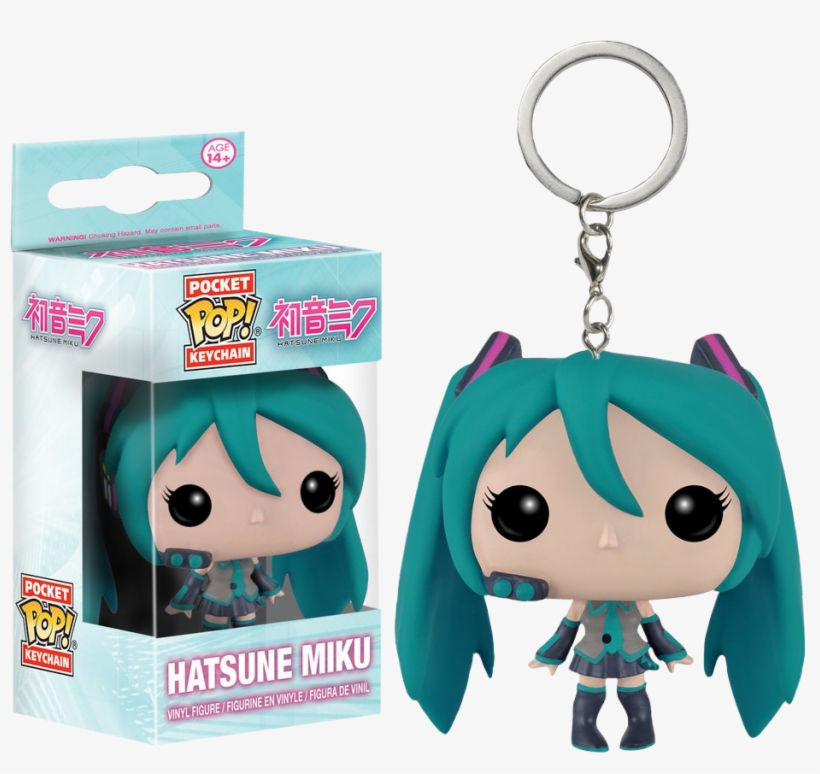 Hatsune Miku Pocket Pop Keychain - Funko Pop Keychain Anime, transparent png #4755869