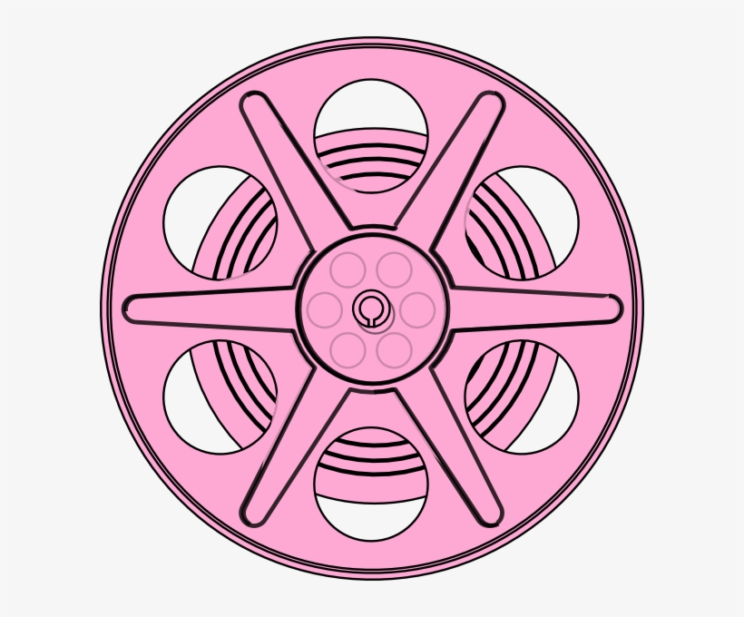 Film Clipart Pink - Clip Art, transparent png #4756021