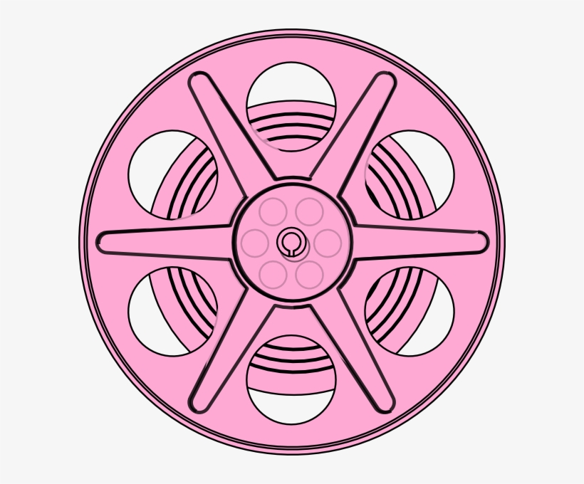 Film Clipart Pink - Clip Art, transparent png #4756021