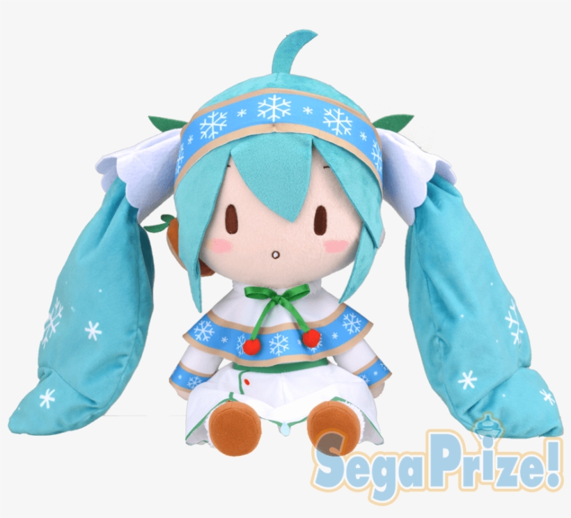 Hatsune Miku Snow Miku 2015 Plush - Sega, transparent png #4756082