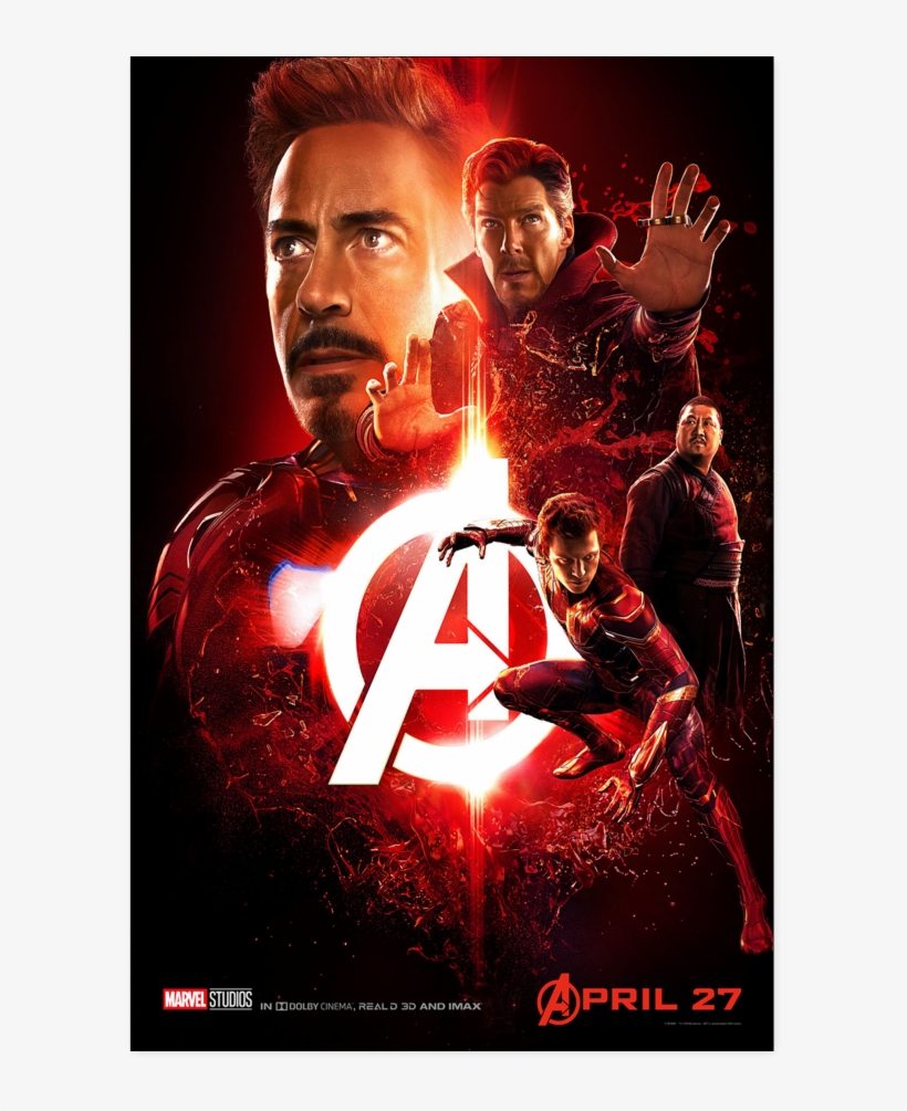 Avengers Infinity War Poster Iron Man Free Transparent Png - mcu iron spider infinity war roblox