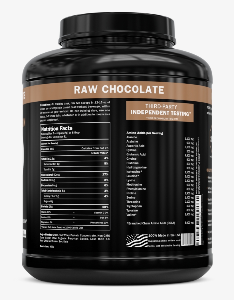 Chocolate Whey Protein Powder - Performance Whey Protein Powder Concentrate - Promix, transparent png #4756778