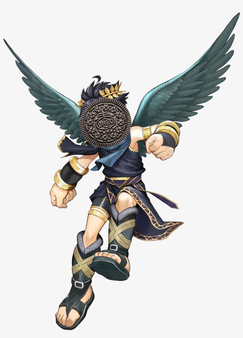 Totally An Oreo - Dark Pit Kid Icarus, transparent png #4757356