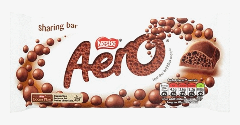 Aero Bubbly Milk Chocolate - Aero Milk, transparent png #4757411