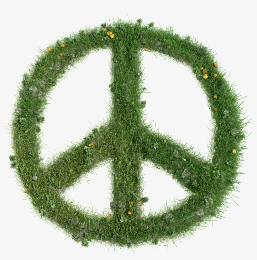 Peace Sign Blue, transparent png #4757539