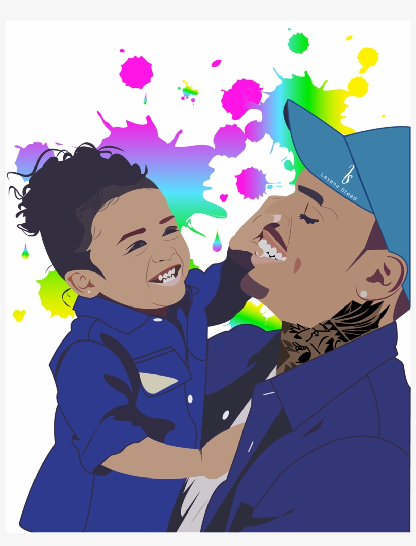 Chris Brown And Royalty Cartoon, transparent png #4759128