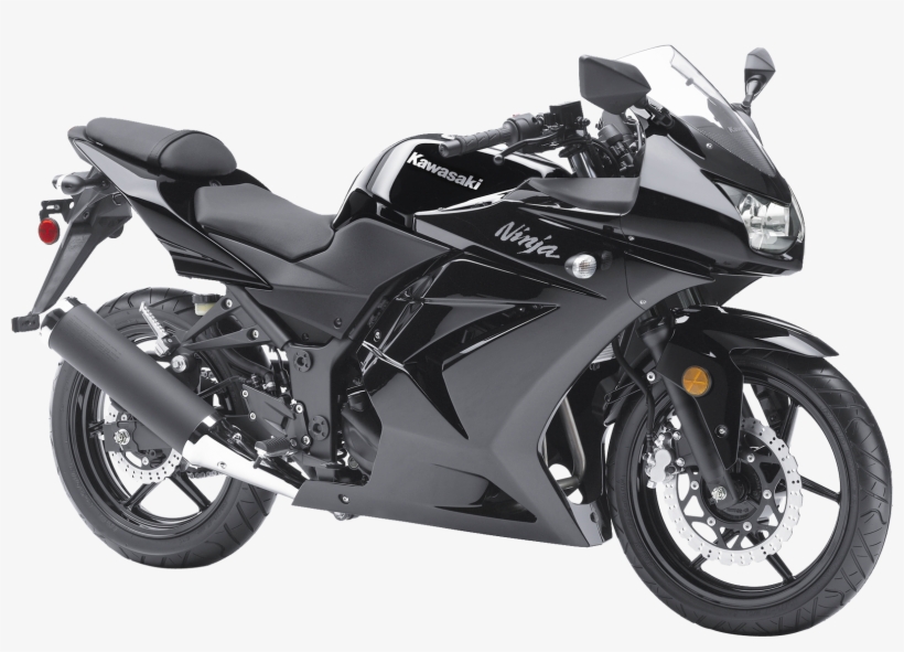 Kawasaki Ninja Black Motorcycle Bike Png Image - Kawasaki Ninja 250r, transparent png #4759134