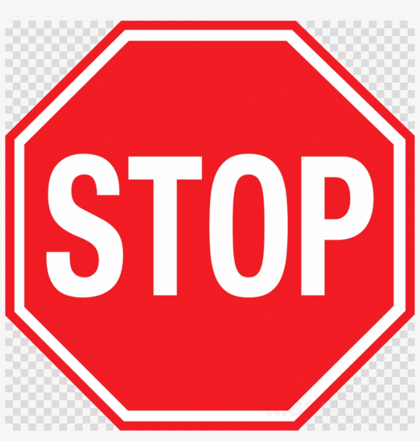 Adblock Plus Logo Clipart Stop Sign Red - Road Sign Stop Png, transparent png #4759783