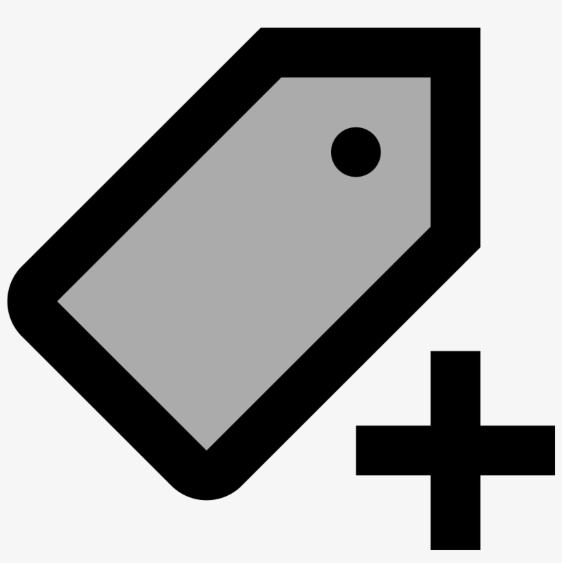 Añadir Etiqueta Icon - Design, transparent png #4759856