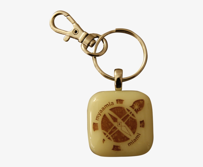 Miami University Heritage Glass Key Chain - Keychain, transparent png #4760136