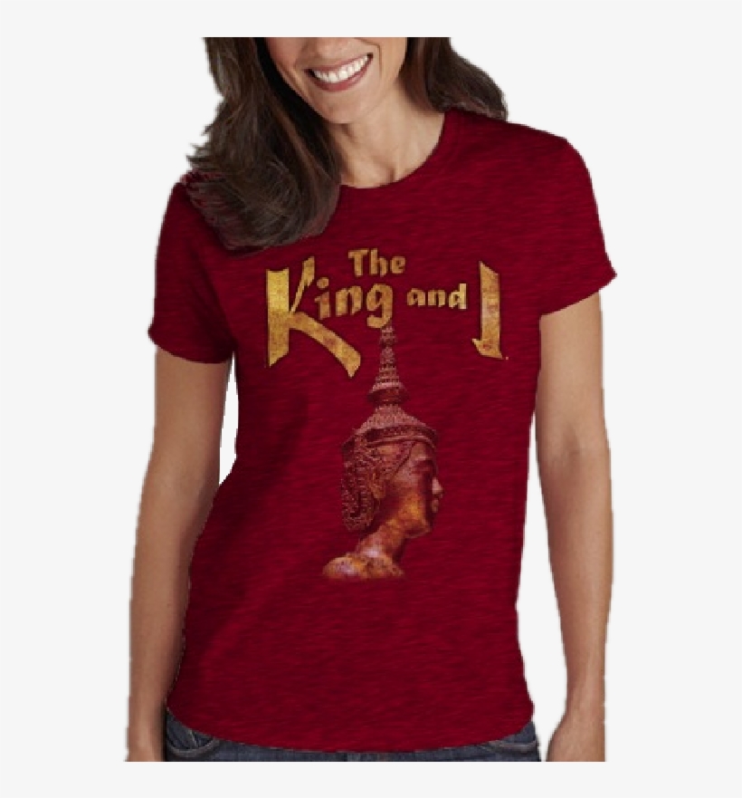 King And I Ladies Antique Cherry Tee- Customizable - Rodgers And Hammerstein's: The King, transparent png #4760139