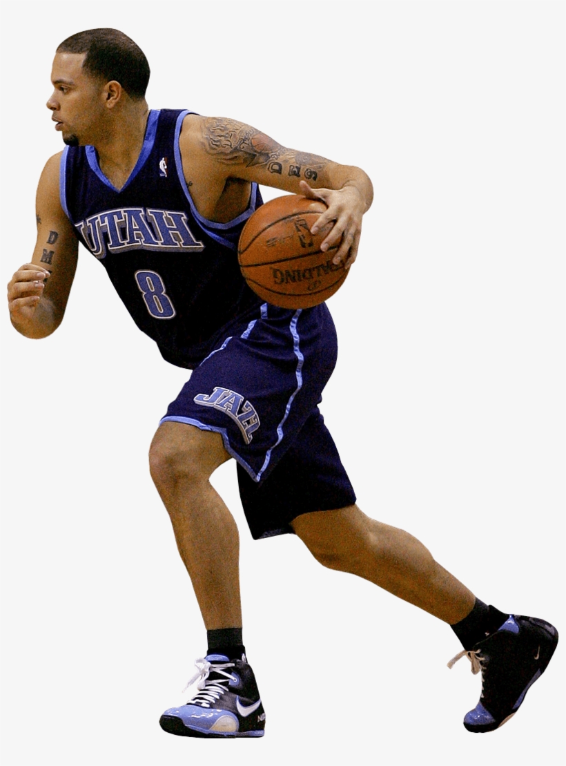 Deron Williams Dribbling Left - Deron Williams Png, transparent png #4760279