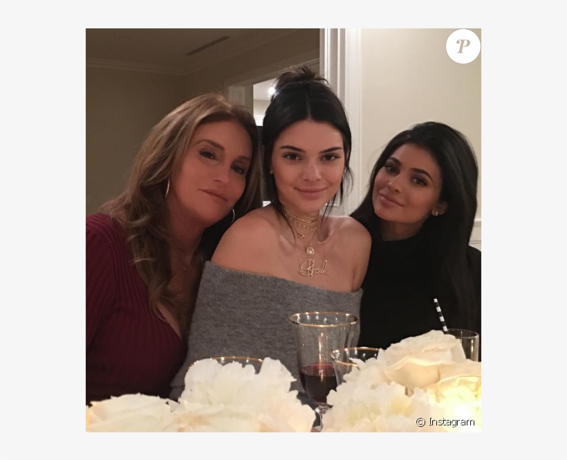 Caitlyn, Kendall Et Kylie Jenner Se Retrouvent Pour - Kylie Jenner Caitlyn Jenner Relationship, transparent png #4760280