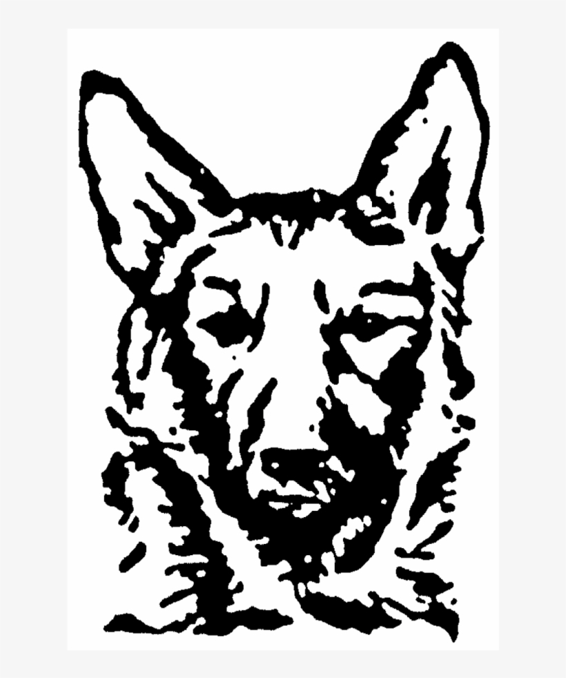 German Shepherd Dog Rubber Stamp - Police K 9 Decals, transparent png #4760913