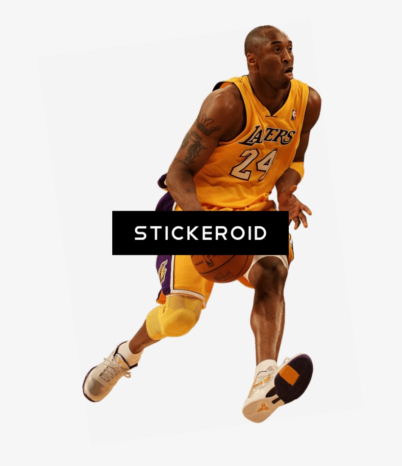 Kobe Bryant - Dribble Basketball, transparent png #4760991