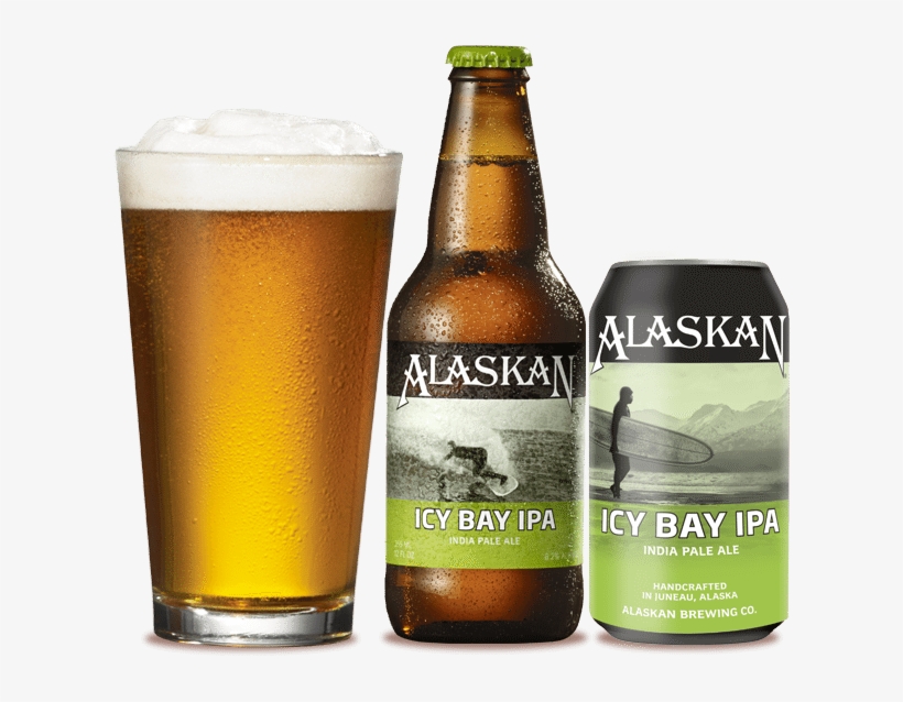 Icy Bay - Alaskan White Wheat Ale - 12 Fl Oz Bottle, transparent png #4761959