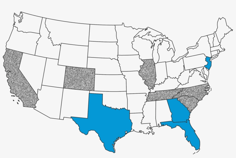 Where We Are - Hispanic Population By State 2017, transparent png #4762108