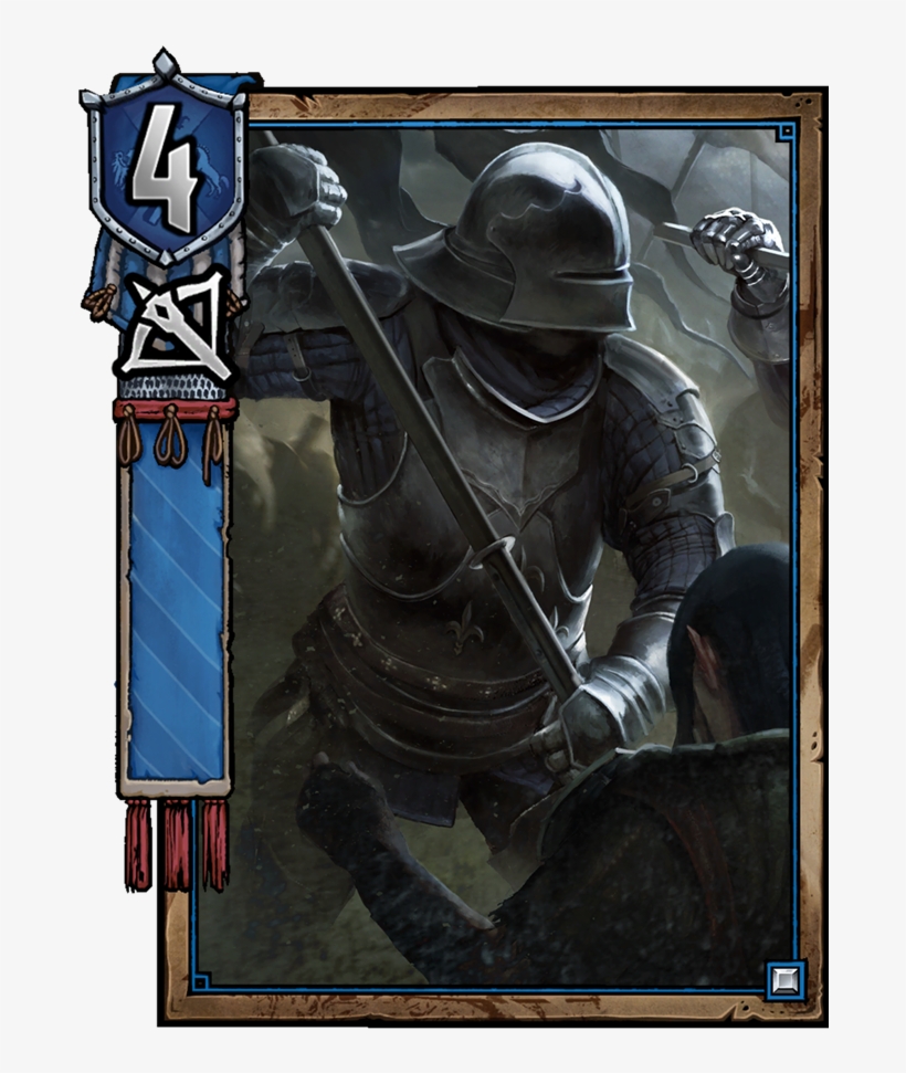 Temerian Foot Soldier - Gwent Blue Stripes Scout, transparent png #4762664