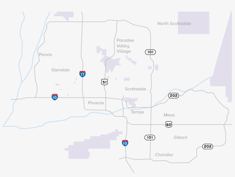 Map-phoenix - Map, transparent png #4763460