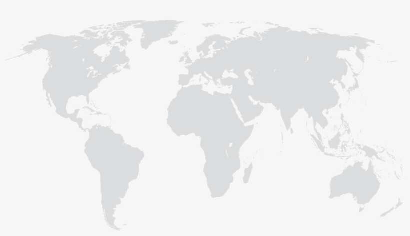 Buy Booths - Map - Gray World Map Vector, transparent png #4763544