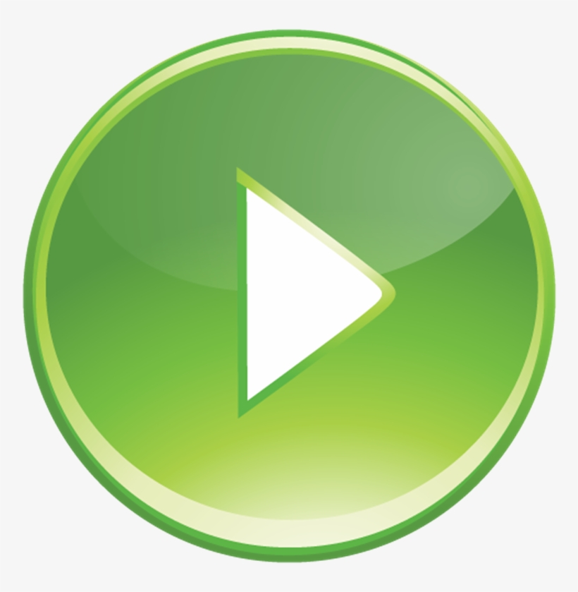 Green Play Button Png - Play Icon Png Green, transparent png #4763657